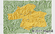 Savanna Style 3D Map of Ningqiang