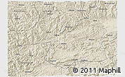 Shaded Relief 3D Map of Ningqiang