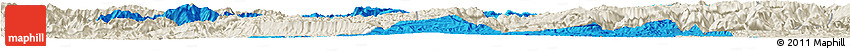 Political Horizon Map of Ningqiang, shaded relief outside Political Horizon Map of Ningqiang, shaded relief outside