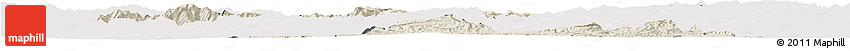 Shaded Relief Horizon Map of Ningqiang, cropped outside Shaded Relief Horizon Map of Ningqiang, cropped outside