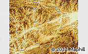 Physical Map of Ningqiang