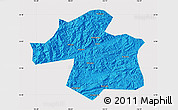 Political Map of Ningqiang, cropped outside