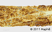 Physical Panoramic Map of Ningqiang