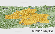 Savanna Style Panoramic Map of Ningqiang