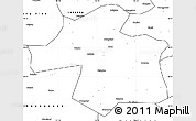 Blank Simple Map of Ningqiang