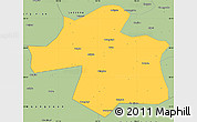 Savanna Style Simple Map of Ningqiang