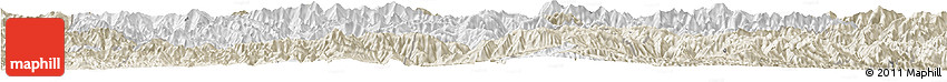 Classic Style Horizon Map of Ningshan