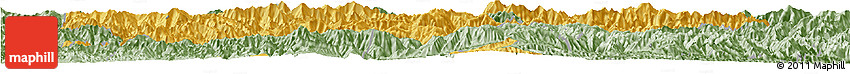 Savanna Style Horizon Map of Ningshan