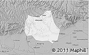 Gray 3D Map of Qian Xian