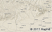 Shaded Relief 3D Map of Qian Xian