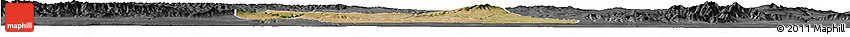 Satellite Horizon Map of Qian Xian, darken, desaturated Satellite Horizon Map of Qian Xian, darken, desaturated