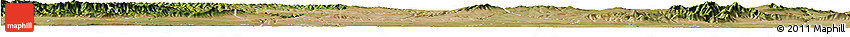 Satellite Horizon Map of Qian Xian