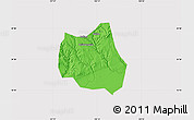 Political Map of Qian Xian, cropped outside