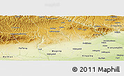 Physical Panoramic Map of Qian Xian