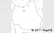 Blank Simple Map of Qian Xian