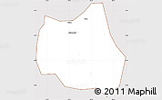 Classic Style Simple Map of Qian Xian, cropped outside