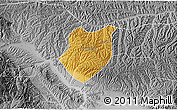 Physical 3D Map of Qianyang, desaturated