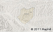 Shaded Relief 3D Map of Qianyang, lighten