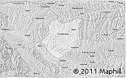 Silver Style 3D Map of Qianyang