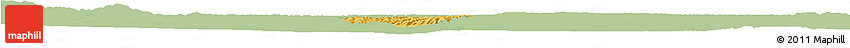 Savanna Style Horizon Map of Qianyang, single color outside Savanna Style Horizon Map of Qianyang, single color outside