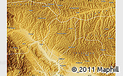 Physical Map of Qianyang