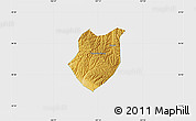 Physical Map of Qianyang, single color outside
