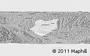 Gray Panoramic Map of Qianyang