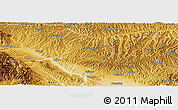 Physical Panoramic Map of Qianyang
