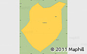 Savanna Style Simple Map of Qianyang