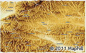 Physical 3D Map of Shang Xian