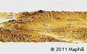 Physical Panoramic Map of Shang Xian