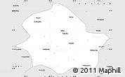 Silver Style Simple Map of Shang Xian