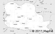 Silver Style Simple Map of Shanyang