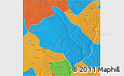 Political 3D Map of Shenmu