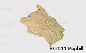Satellite 3D Map of Shenmu, cropped outside