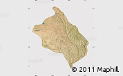 Satellite Map of Shenmu, cropped outside