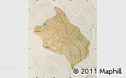 Satellite Map of Shenmu, lighten