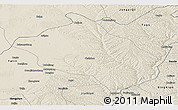 Shaded Relief Panoramic Map of Shenmu