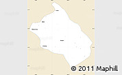 Classic Style Simple Map of Shenmu, single color outside