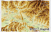 Physical 3D Map of Shiqian