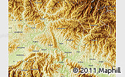 Physical Map of Shiqian