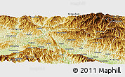 Physical Panoramic Map of Shiqian