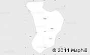 Silver Style Simple Map of Shiqian