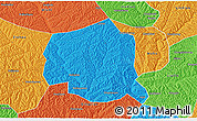 Political 3D Map of Suide