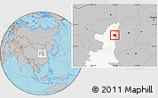 Gray Location Map of Suide, highlighted parent region