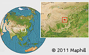 Satellite Location Map of Suide