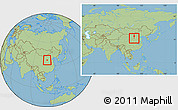 Savanna Style Location Map of Suide, within the entire country