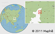 Savanna Style Location Map of Suide, highlighted parent region