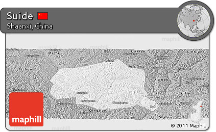 Gray Panoramic Map of Suide