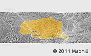 Physical Panoramic Map of Suide, desaturated